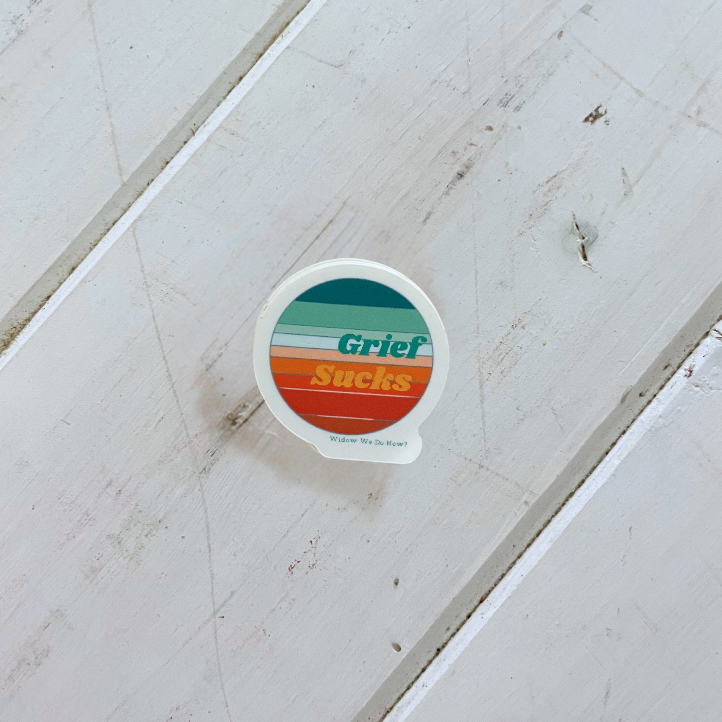 Grief Sucks Sticker