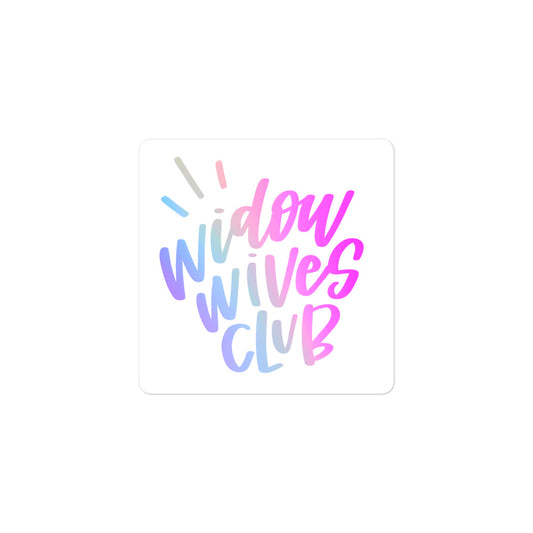 Widow Wives Club Sticker