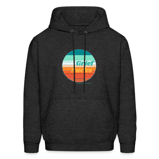 Grief Sucks Hoodie - charcoal grey