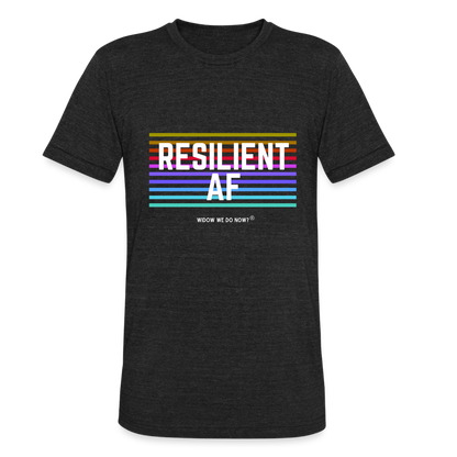 Unisex Tri-Blend T-Shirt Resilient AF - heather black