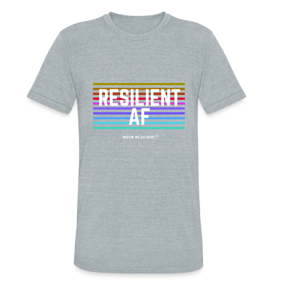 Unisex Tri-Blend T-Shirt Resilient AF - heather grey